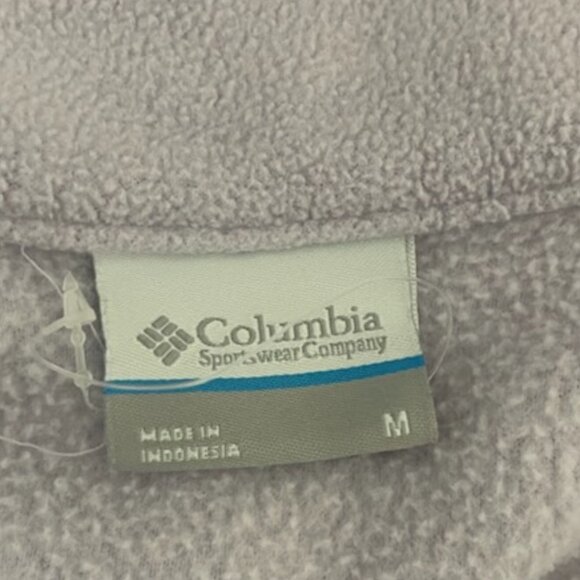 COLUMBIA FLEECE FULL ZIP UP LIGHT VIOLET WOMEN JACKET SIZE MEDIUM - Picture 4 of 7
